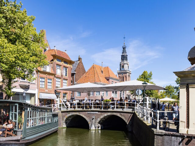 Alkmaar, The Netherlands - August 9, 2022: Cityscape Of Alkmaar
